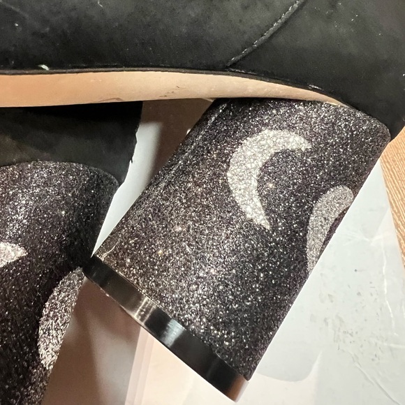 New in Box Katy Perry The Mayari *Suede Ankle Boot (Size 7.5) Black - Picture 11 of 13